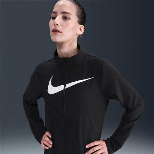 Nike Tempo Swoosh Run Dri-FIT-løbejakke til kvinder - sort
