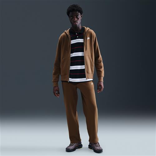 Nike Club-fleecebukser med elastik til mænd - brun