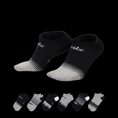 Nike Everyday No Show-letvægtsstrømper (6 par) - multifarvet