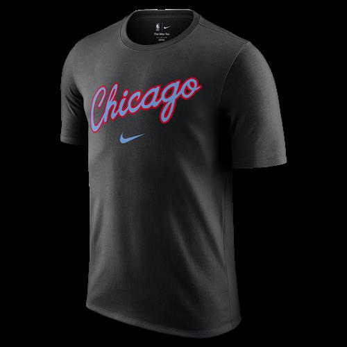 Chicago Bulls Essential City Edition Nike NBA-T-shirt til mænd - sort
