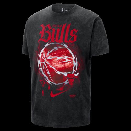 Chicago Bulls Courtside "Halloween" Nike NBA Max90-T-shirt til mænd - sort