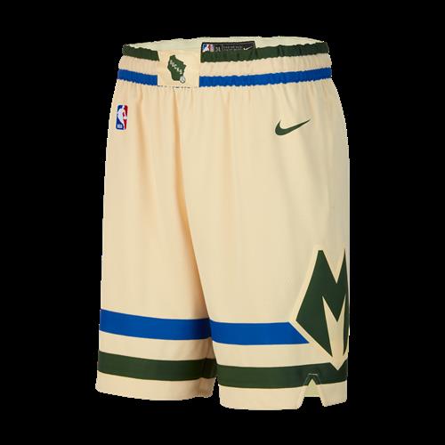 Milwaukee Bucks City Edition Nike Dri-FIT NBA Swingman-shorts til mænd - brun