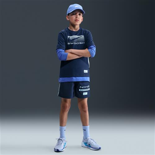 Vævede Nike Multi Dri-FIT-shorts til større børn (drenge) - blå