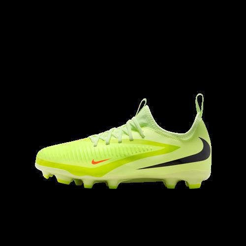 Nike Jr. Phantom 6 Low Academy-fodboldstøvler til større børn til flere typer underlag - Orange