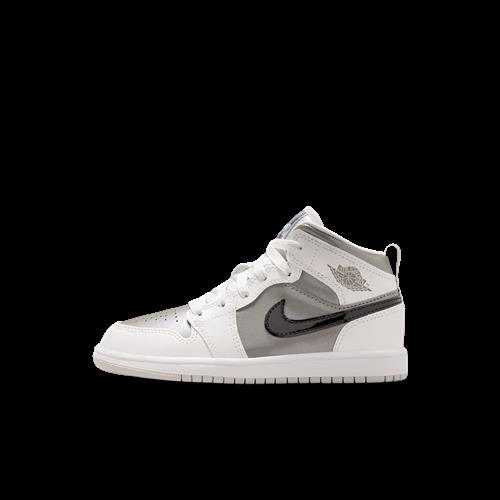 Jordan 1 Mid SE-sko til mindre børn - grå