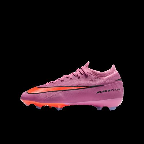 Nike Jr. Mercurial Vapor 16 Pro FG Low-Top-fodboldstøvler til mindre/større børn - Pink