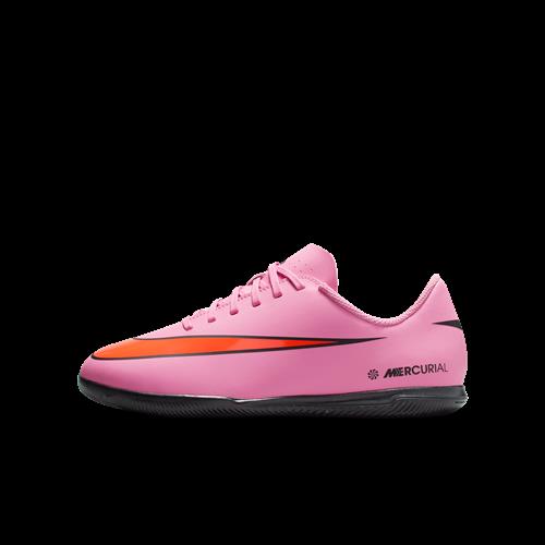 Nike Jr. Mercurial Vapor 16 Club IC Low-Top-fodboldsko til mindre/større børn - Pink