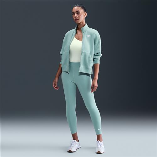Højtaljede 7/8-Nike Classic-leggings til kvinder - grøn