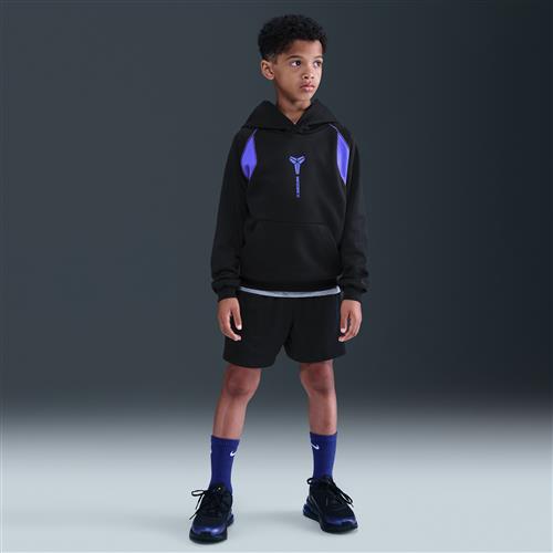 FC Barcelona Away Kobe Dri-FIT-fodboldshorts til større børn - sort