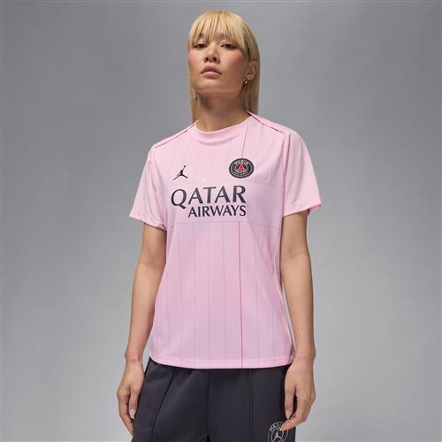 Paris Saint-Germain Academy Pro Fourth Jordan Dri-FIT-opvarmningstrøje til fodbold til kvinder - Pink