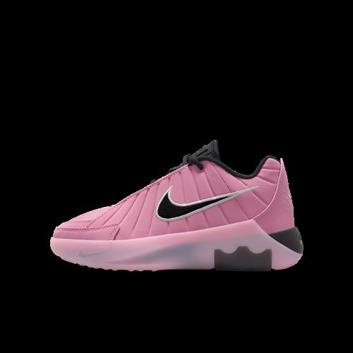 LeBron Witness 9-basketballsko til store børn - Pink