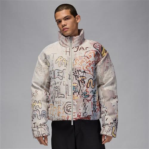 Air Jordan-dynejakke til mænd - hvid