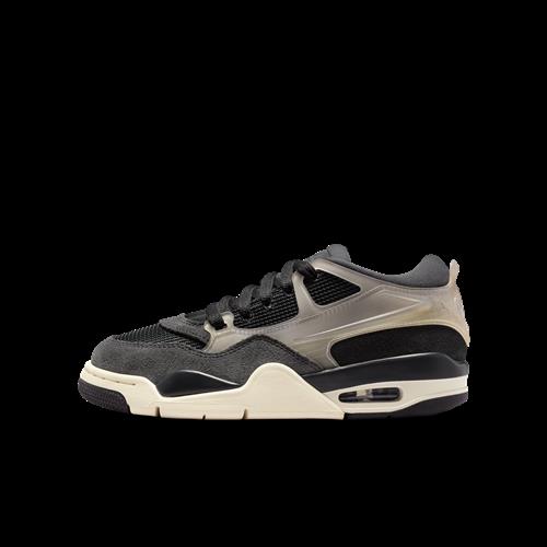 Paris Saint-Germain x Air Jordan 4 RM-sko til større børn - sort