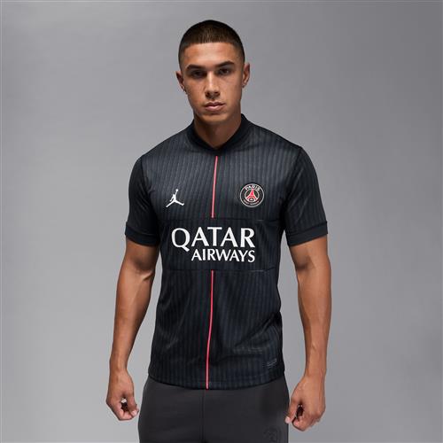 Paris Saint-Germain 2025/26 Stadium Fourth Jordan Dri-FIT Replica-fodboldtrøje til mænd - sort