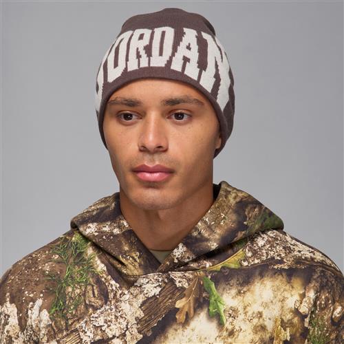 Jordan Peak-beanie til mænd - brun