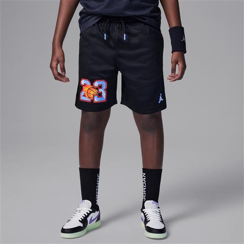 Jordan Customized Air Flame-shorts til større børn - sort