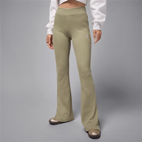 Jordan Brooklyn Essentials-leggings med mellemhøj talje og svaj til kvinder - brun