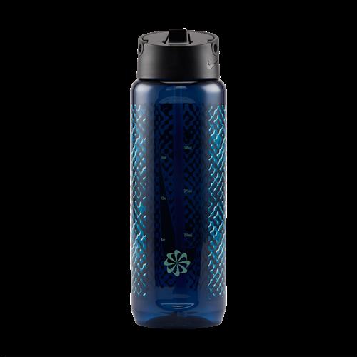 Nike Recharge Tritan-flaske med sugerør (710 ml) - blå