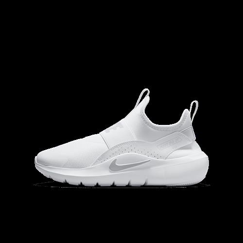 Nike Flex Runner 4-løbesko til større børn - hvid