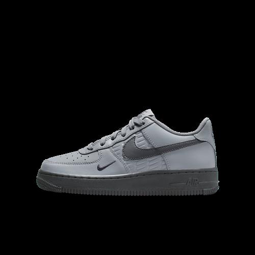 Nike Air Force 1-sko til større børn - grå