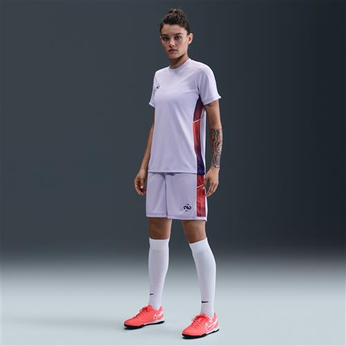 Maskinstrikkede Nike United Academy Dri-FIT-fodboldshorts til kvinder - lilla