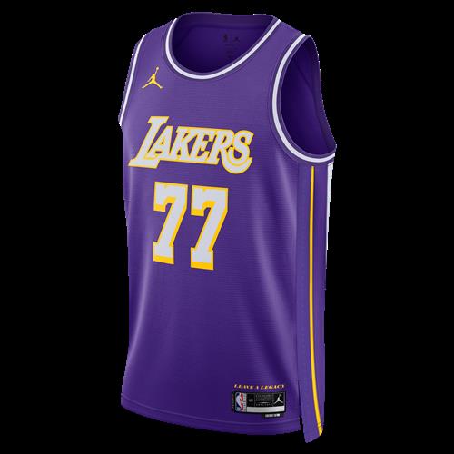 Los Angeles Lakers 2025/26 Statement Edition Nike Dri-FIT NBA Swingman-trøje til mænd - lilla