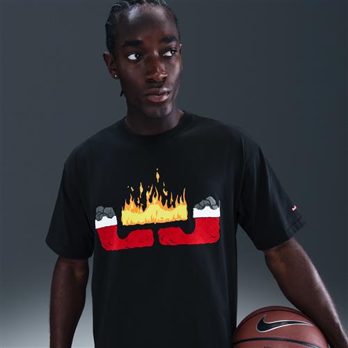 LeBron "Stocking Stuffer"-basketball-T-shirt til mænd - sort