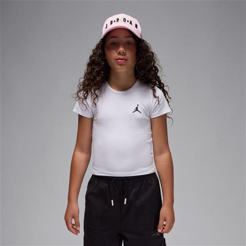 Jordan Brooklyn Essentials-T-shirt til større børn - hvid