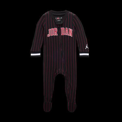 Jordan 23-heldragt i jersey med fødder til babyer (0-9 mdr.) - sort