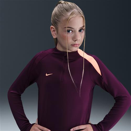Nike Dri-FIT Strike-fodboldtræningstrøje til større børn - rød