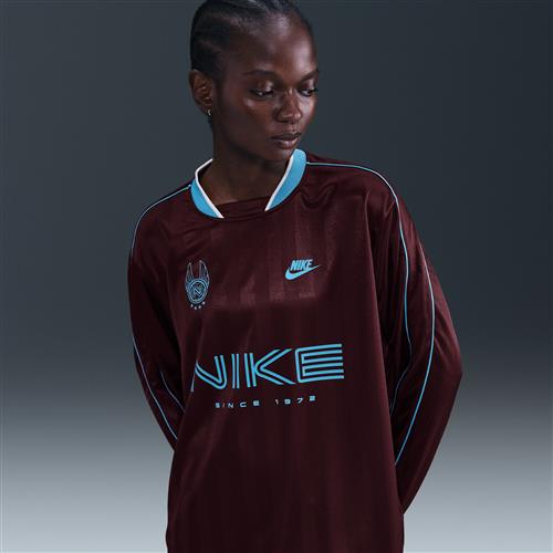 Nike langærmet jerseytrøje til kvinder - rød