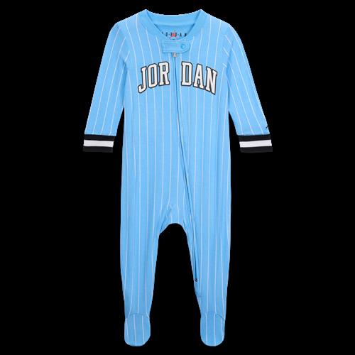 Jordan 23-heldragt i jersey med fødder til babyer (0-9 mdr.) - blå