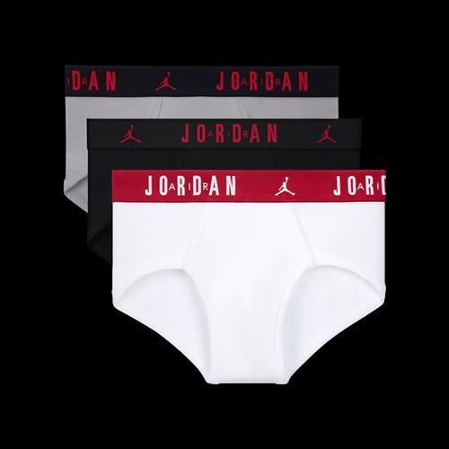 Jordan-underbukser i bomuld til større børn (pakke med 3 stk.) - sort