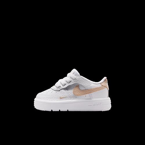 Nike Force 1 Low EasyOn-sko til babyer/småbørn - hvid