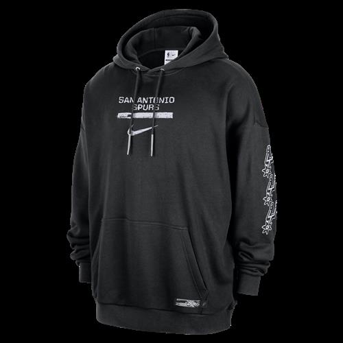 San Antonio Spurs Courtside Jordan NBA Club Premium-hættetrøje til mænd - sort