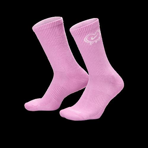 Polstrede Nike Everyday Plus-crewstrømper (1 par) - lilla