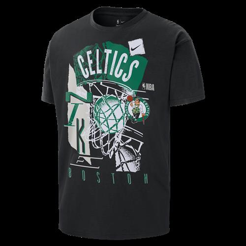 Boston Celtics Courtside Nike NBA Vintage-T-shirt til mænd - sort