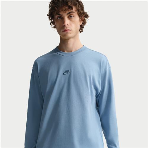 Langærmet Nike Premium Essentials-T-shirt til mænd - blå