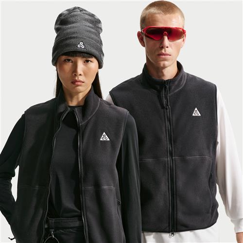 Nike ACG "Wolf Tree"-vest med lynlås i fuld længde - sort