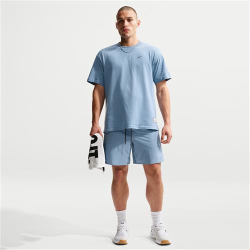 Alsidige Nike Unlimited-Dri-FIT-shorts (18 cm) uden for til mænd - blå