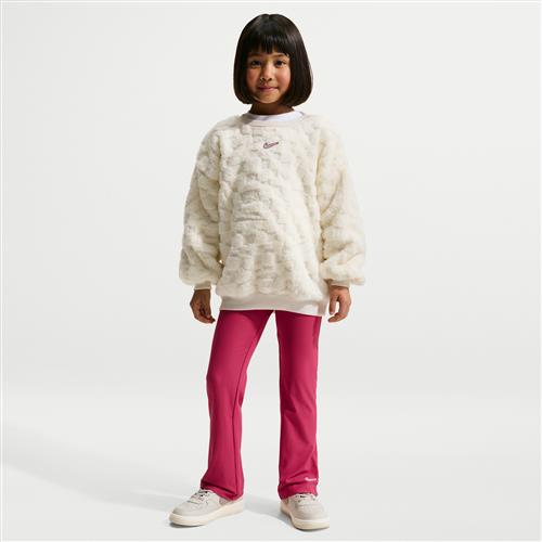 Todelt Nike Cozy-leggingssæt med svaj til mindre børn - Pink
