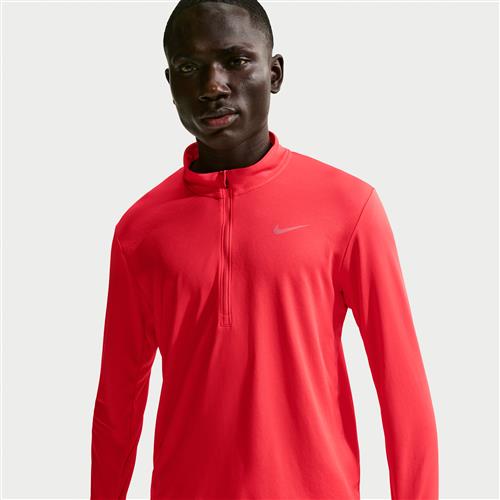Nike Pacer Dri-FIT-løbetop med 1/2 lynlås til mænd - rød