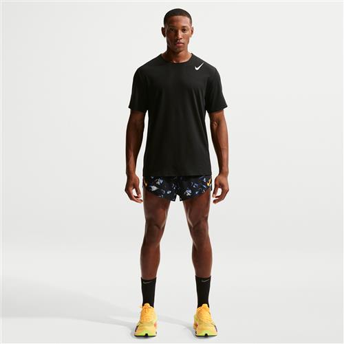 Nike AeroSwift Glam Dri-FIT ADV-løbeshorts med indershorts (5 cm) til mænd - sort