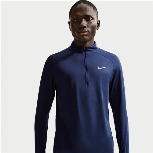 Nike Stride Dri-FIT-løbeoverdel med 1/4 lynlås til mænd - blå