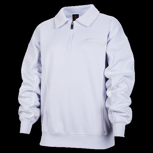 Jordan Mountainside-fleecetrøje med 1/2 lynlås til større børn - grå