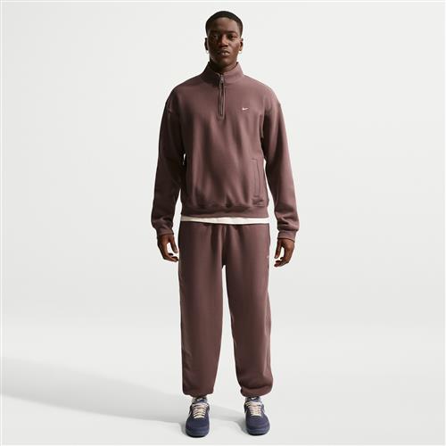 Nike Solo Swoosh-fleecebukser med opslag til mænd - lilla