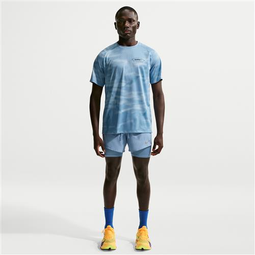 Nike Stride Dri-Fit-hybridløbeshorts til mænd (13 cm) - blå