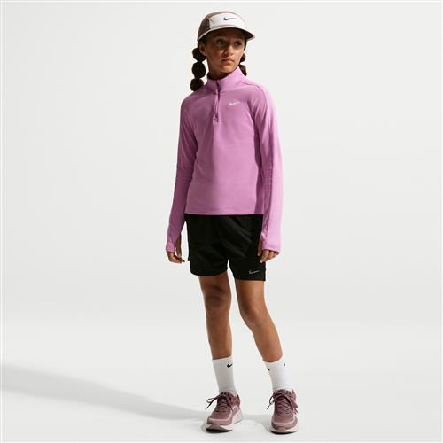 Nike Stride Dri-FIT-træningsshorts til større børn - sort