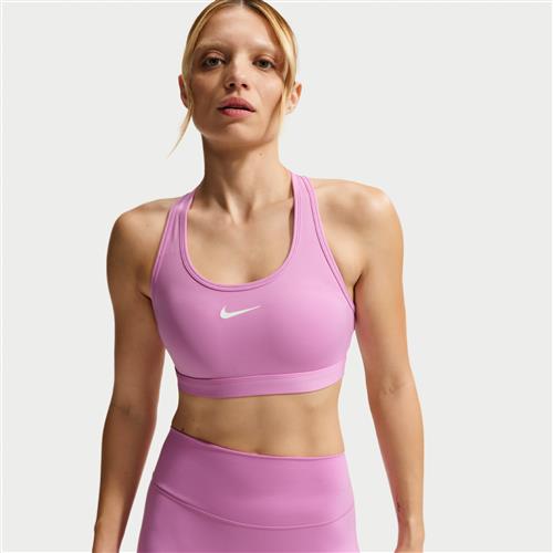 Nike Swoosh Medium Support-sports-bh med indlæg til kvinder - lilla