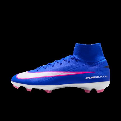 Nike Mercurial Superfly 10 Pro FG High-Top-fodboldstøvler - blå